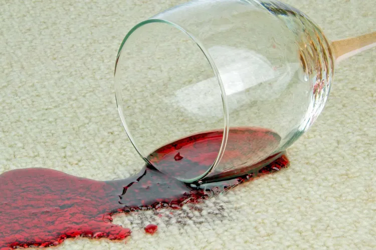 چگونگی پاک کردن اب البالو از فرش در خانه