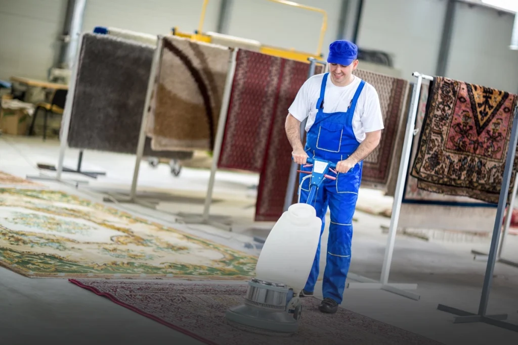 شستشوی فرش دستباف با مواد شوینده مخصوص