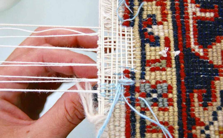 تفاوت رفو و ترمیم فرش