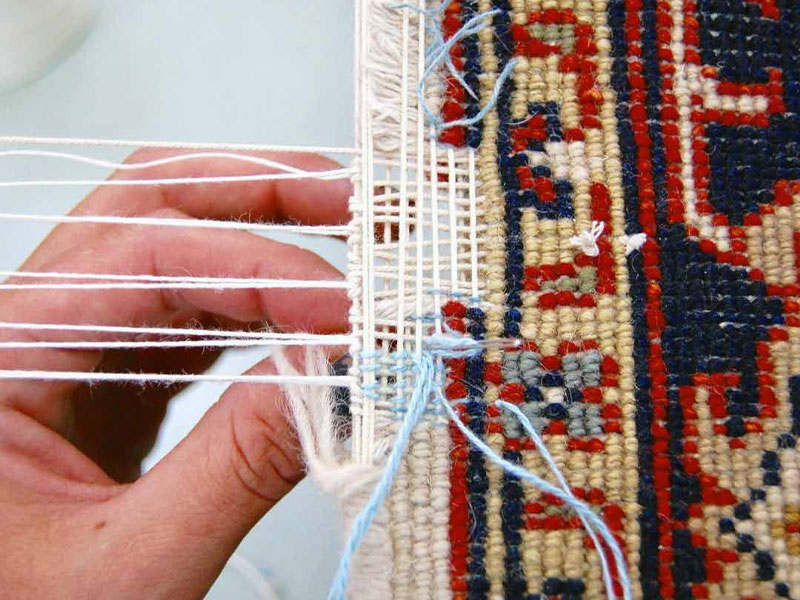 تفاوت رفو و ترمیم فرش