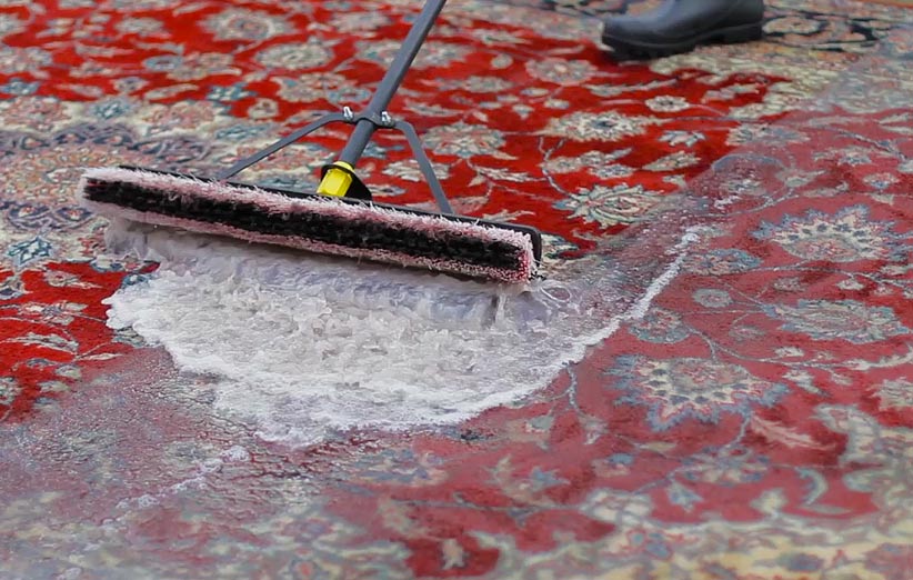 رنگ دادن فرش ماشینی