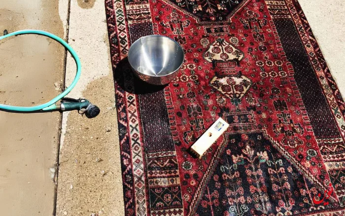 برق انداختن فرش دستباف در منزل