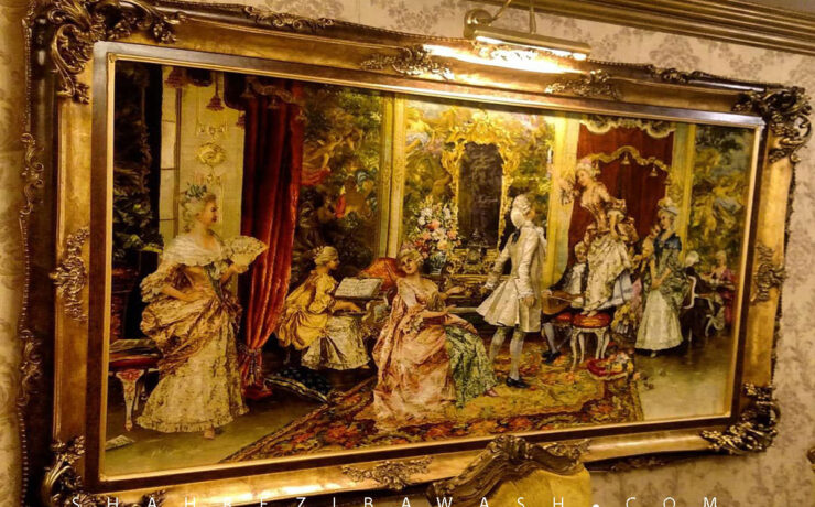 آیا شستشوی تابلو فرش در محل امکانپذیر است؟